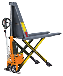 Combined scissor pallet truck with electrical-hydraulic lifting device PHH 1003 E