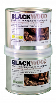 BLACKWOOD fast drying Bi-component paste
