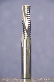 Type 3ERN - Z3-R Solid carbide spiral cutter with chip breaker - Right-hand rot.