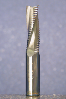 Type 3ER - Z3-R Solid carbide spiral cutter with chip breaker - Right-hand rot.